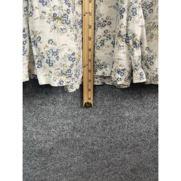 Denim & Supply Ralph Lauren Empire Waist Gauzy Floral Mini Dress Women's XL - Picture 10 of 13